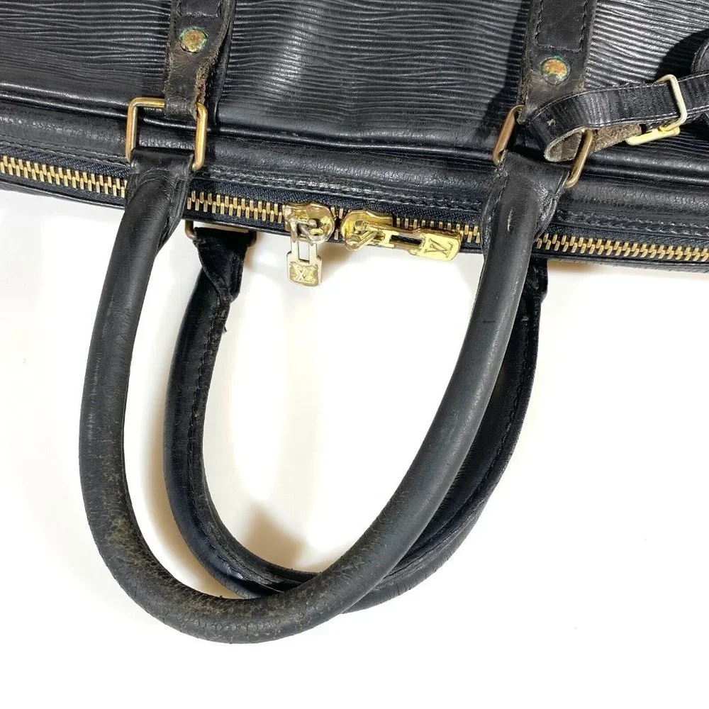 00450182# Louis Vuitton Business Bag Black Epi Noir - Picture 5 of 12